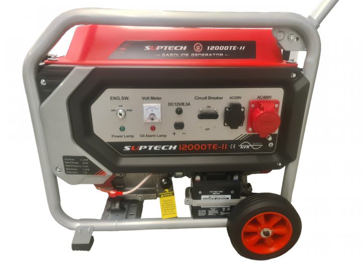 Генератор бензиновий SUPTECH 3 фази (230/400В), 9,4кВт, (12000TE)